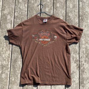 Y2K Harley Davidson Motorcycles Tattoos Tee.